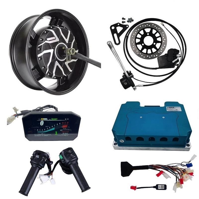 12000W Electric Motorcycle Hub Motor - Kit Motor Hub Sepeda Motor Listrik