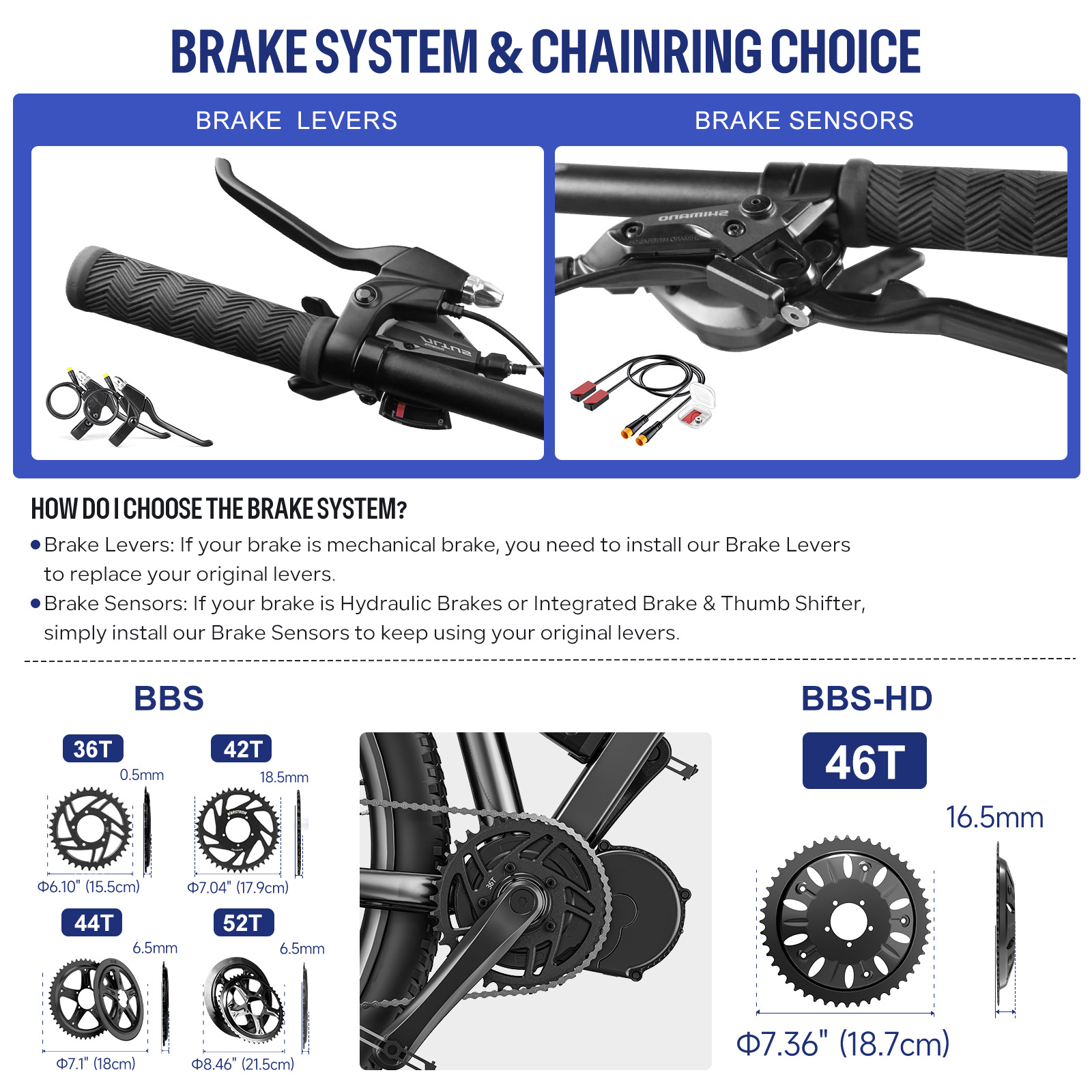 [Stok AS] Kit Motor Tengah Baf - Mid Drive Conversion Kit 1000W ulasan dan harga